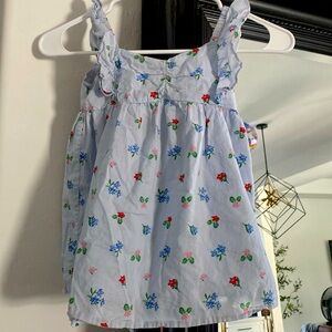 Blue Janie and Jack floral dress